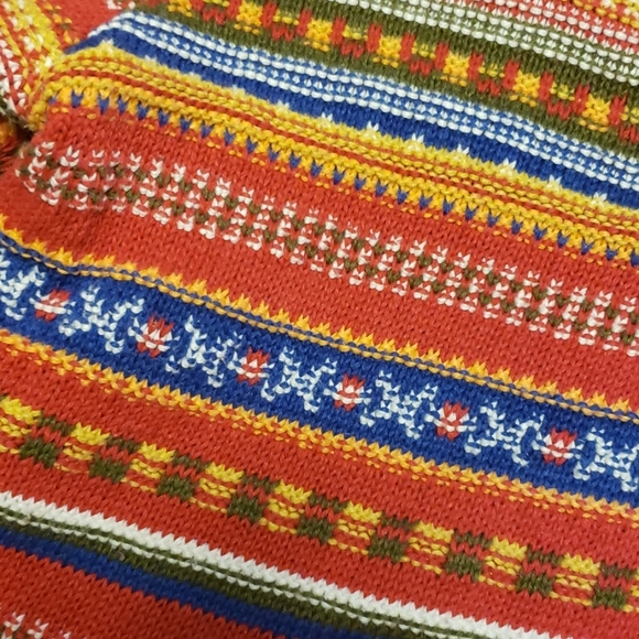 Eddie Bauer linen cotton blend striped cardigan - Picture 3 of 5